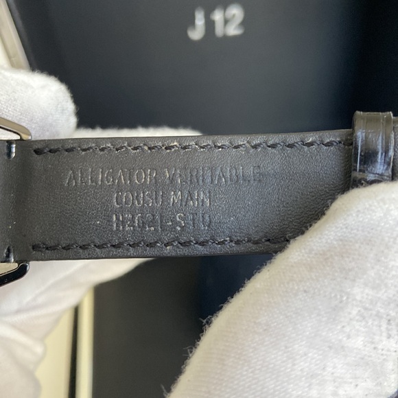 Chanel J12 GMT Automatic Watch with Alligator Strap - Picture 9 of 10